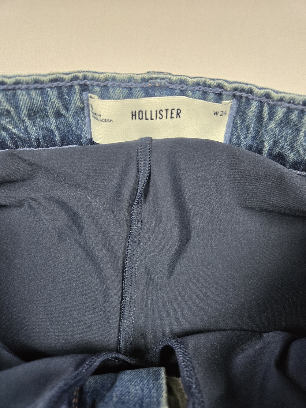 NWT Hollister Low Rise Floral Embroidered Denim Skirt Mini Skort W24 - Picture 5 of 10